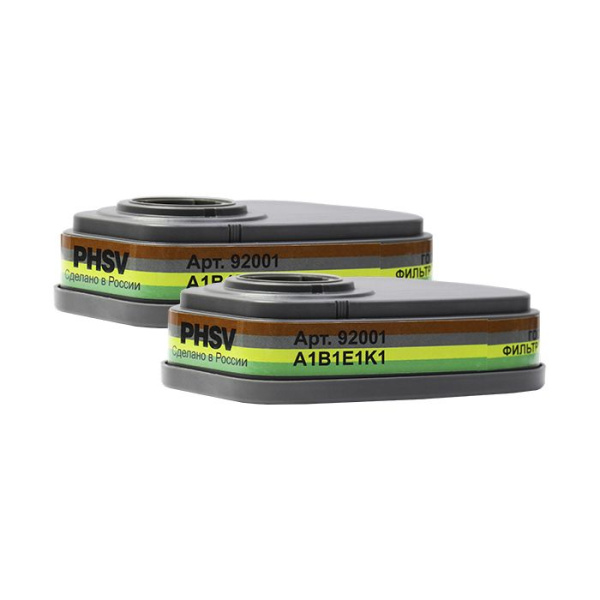 Противогазовый фильтр PHSV 92001 А1В1Е1К1 фото в интернет-магазине "Фармсервис"